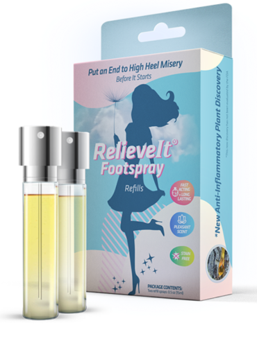 relieveit footspray refills - spraingo llc